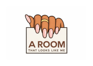 Logo of organisation called 0483 which has lettering that reads 'A room that looks like me'